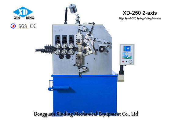 XD-250 دستگاه کویل بهار 2 محور تولید فنرهای فشرده سازی 2.0mm تا 5.0mm