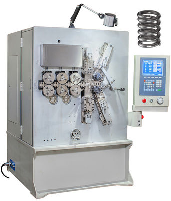دقت 5 محور کویلر بهار CNC با سیستم حرکت سروو / ماشین آلات تولید بهار