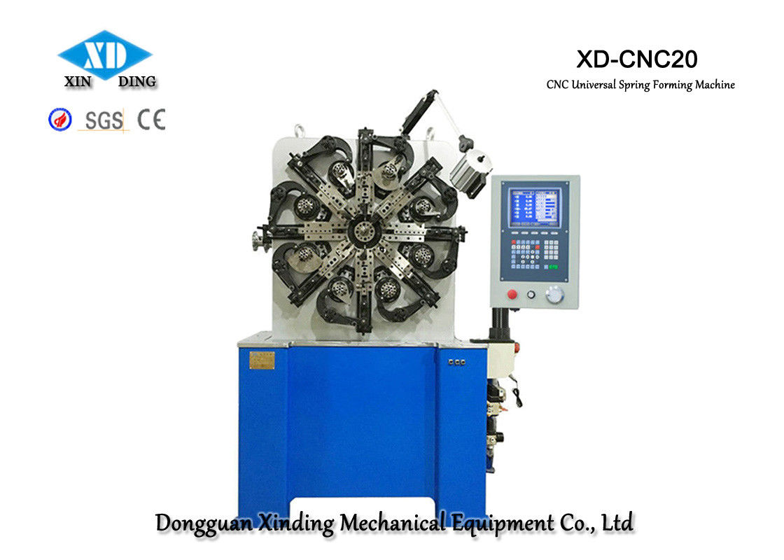 دستگاه بهار پیچشی 3 محوری XD-CNC20 با محدوده قطر سیم 0.3mm تا 2.3mm