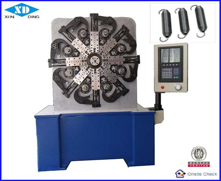 ماشین تشکیل دستگاه بهار با نویز با سیستم هسته چرخشی / کویلر بهار CNC